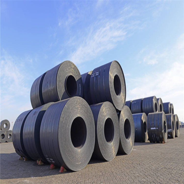 Chinese manufacturer SS400 Q235 Q345 MS iron black sheet metal hot rolled carbon steel coil